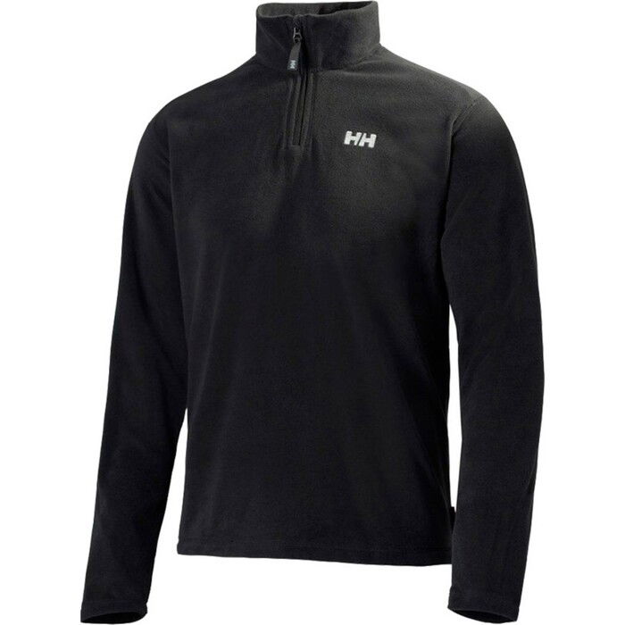 2024 Helly Hansen Mens Daybreaker 1/2 Zip Fleece Black 50844